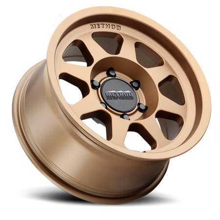 Aluminum Wheels 18x9 Bead Grip MR701 Bolt Pattern 6 On 139.7 Offset 18 Lip Size 1.81 Method Bronze BRZ Method