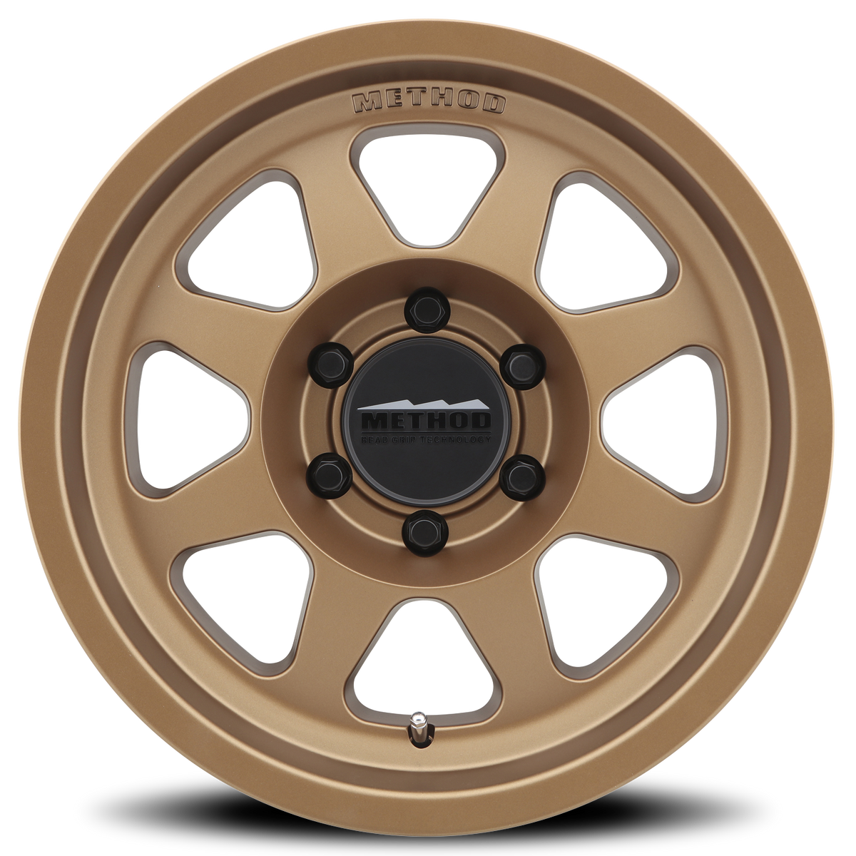 Aluminum Wheels 18x9 Bead Grip MR701 Bolt Pattern 6 On 139.7 Offset 18 Lip Size 1.81 Method Bronze BRZ Method