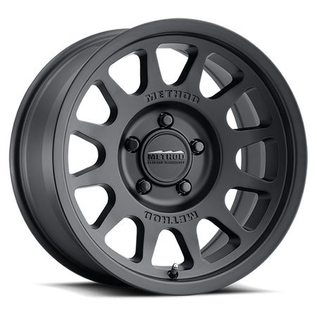 Aluminum Wheels 16x6 Bead Grip MR703 Bolt Pattern 5 On 130 Offset 68 Lip Size 0 Matte Black MB Method