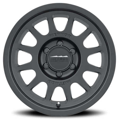 Aluminum Wheels 17x7.5 Bead Grip MR703 Bolt Pattern 6 On 130 Offset 50 Lip Size 0.87 Matte Black MB Method