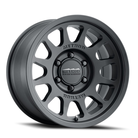 Aluminum Wheels 17x8.5 Bead Grip MR703 Bolt Pattern 6 On 135 Offset 0 Lip Size 1.18 Matte Black MB Method