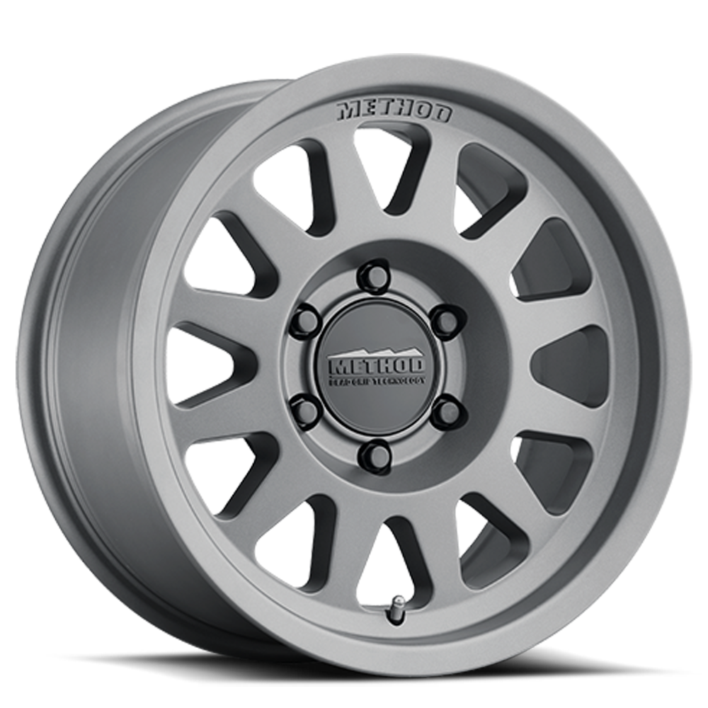 Aluminum Wheels 17x8.5 Bead Grip MR703 Bolt Pattern 6 On 135 Offset 0 Lip Size 1.18 Gloss Titanium SL Method