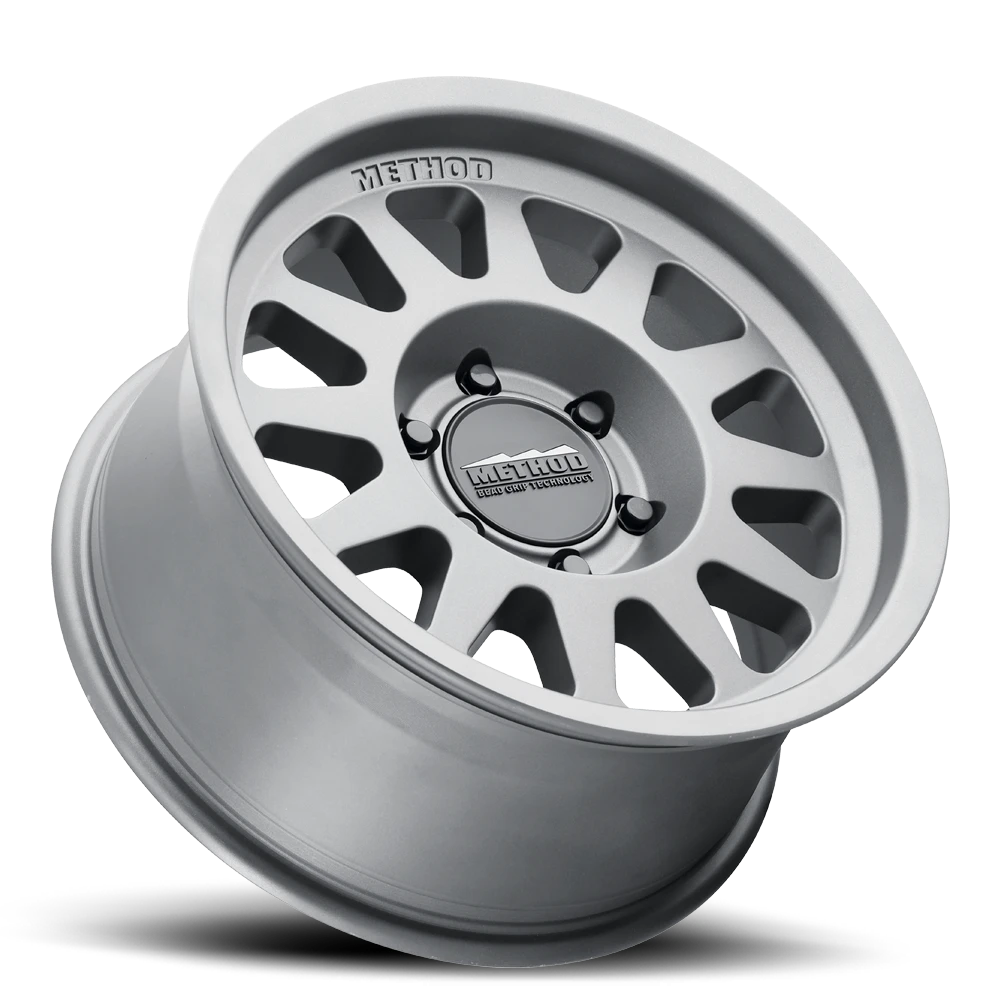 Aluminum Wheels 17x8.5 Bead Grip MR703 Bolt Pattern 6 On 135 Offset 0 Lip Size 1.18 Gloss Titanium SL Method