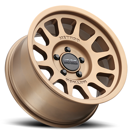 Aluminum Wheels 17x8.5 Bead Grip MR703 Bolt Pattern 5 On 150 Offset 35 Lip Size 0.79 Method Bronze BRZ Method