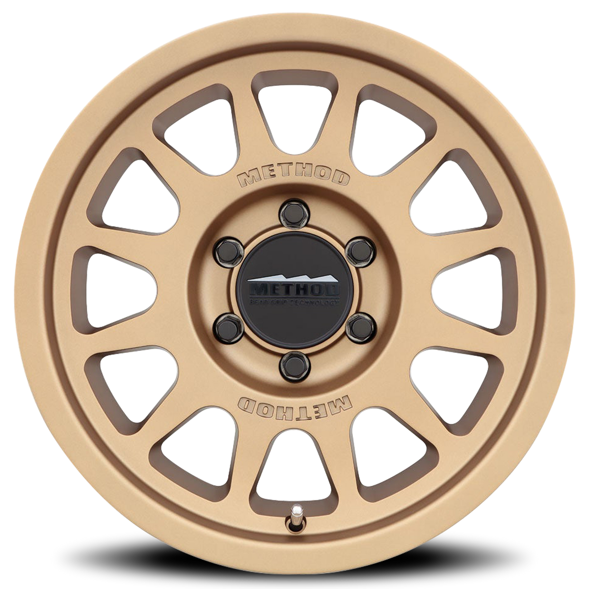 Aluminum Wheels 17x8.5 Bead Grip MR703 Bolt Pattern 6 On 139.7 Offset 35 Lip Size 0.79 Method Bronze BRZ Method