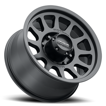 Aluminum Wheels 17x8.5 Bead Grip MR703 Bolt Pattern 8 On 170 Offset 0 Lip Size 1.18 Matte Black MB Method