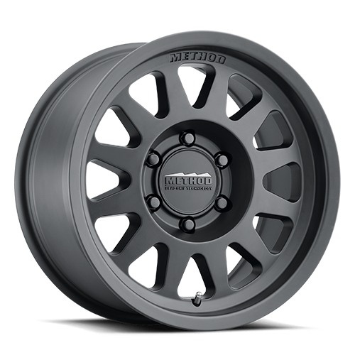 Aluminum Wheels 17x8.5 Bead Grip MR704 Bolt Pattern 5 On 139.7 Offset 0 Lip Size 1.81 Matte Black MB Method