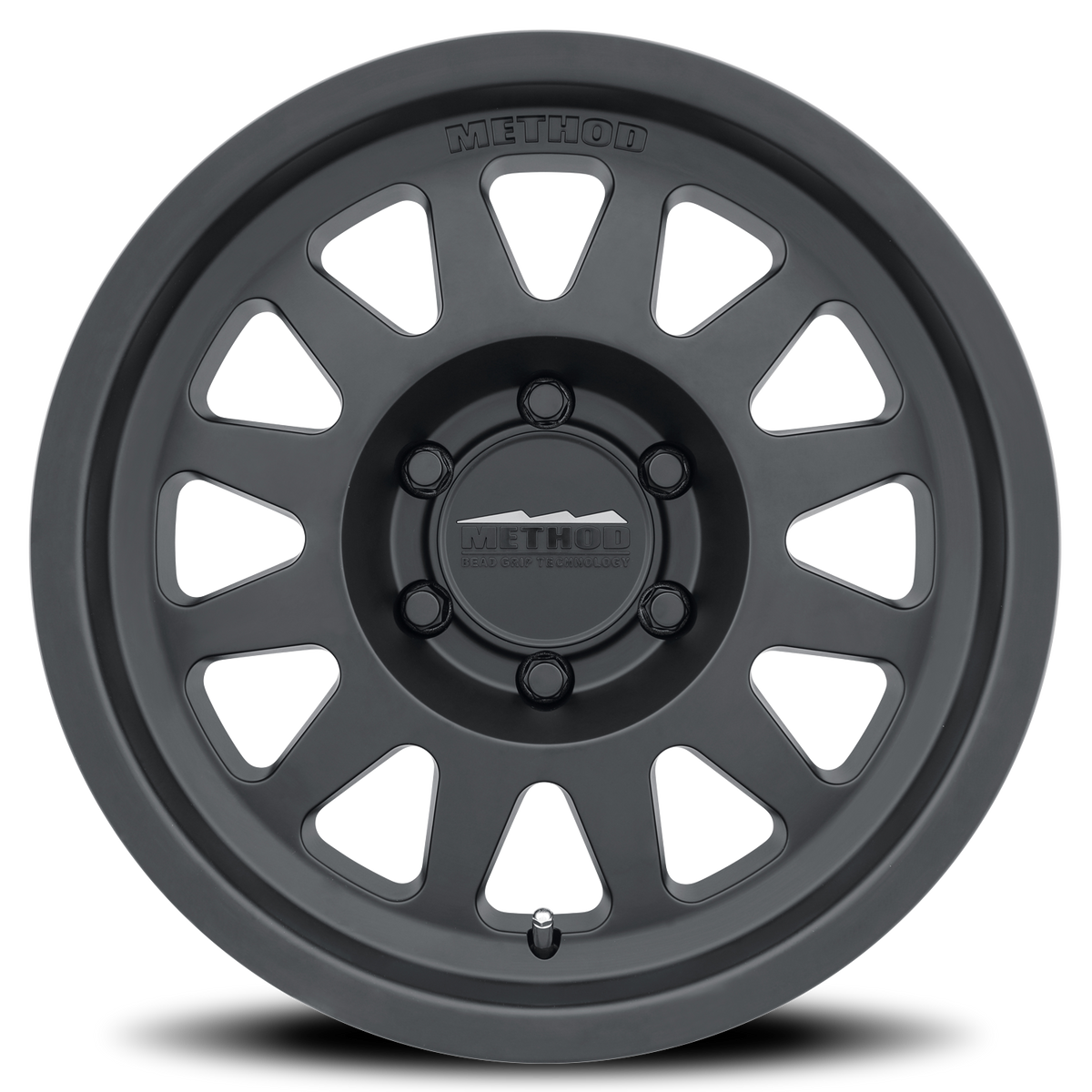 Aluminum Wheels 17x8.5 Bead Grip MR704 Bolt Pattern 5 On 139.7 Offset 0 Lip Size 1.81 Matte Black MB Method