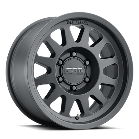 Aluminum Wheels 17x8.5 Bead Grip MR704 Bolt Pattern 8 On 170 Offset 0 Lip Size 1.81 Matte Black MB Method