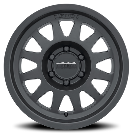 Aluminum Wheels 17x8.5 Bead Grip MR704 Bolt Pattern 8 On 170 Offset 0 Lip Size 1.81 Matte Black MB Method