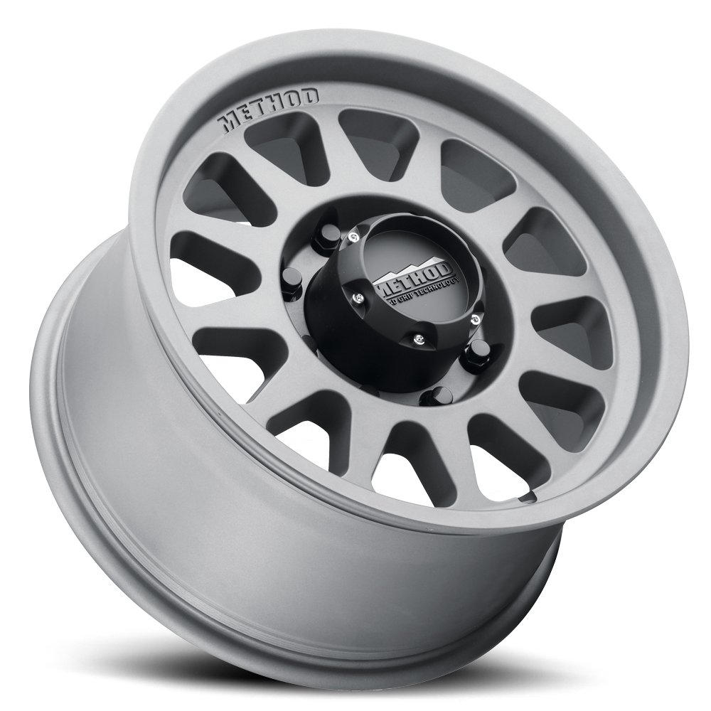 Aluminum Wheels 17x9 Bead Grip MR704 Bolt Pattern 8 On 165.1 Offset 18 Lip Size 1.77 Titanium SL Method