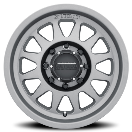 Aluminum Wheels 17x9 Bead Grip MR704 Bolt Pattern 8 On 165.1 Offset 18 Lip Size 1.77 Titanium SL Method