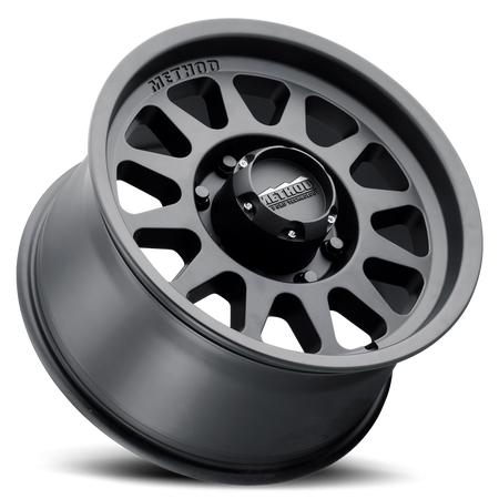 Aluminum Wheels 17x9 Bead Grip MR704 Bolt Pattern 8 On 170 Offset 18 Lip Size 1.77 Matte Black MB Method