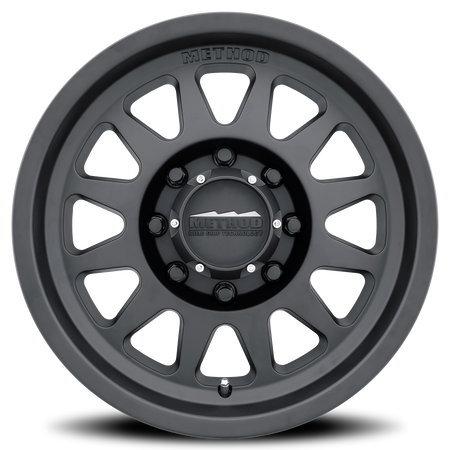 Aluminum Wheels 17x9 Bead Grip MR704 Bolt Pattern 8 On 170 Offset 18 Lip Size 1.77 Matte Black MB Method
