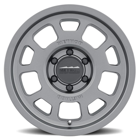 Aluminum Wheels 17x8.5 Bead Grip MR705 Bolt Pattern 5 On 127 Offset 0 Lip Size 1.22 Titanium SL Method