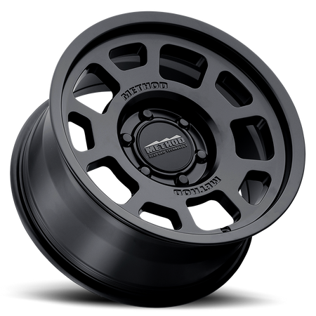 Aluminum Wheels 17x8.5 Bead Grip MR705 Bolt Pattern 6 On 139.7 Offset 35 Lip Size 1.22 Matte Black MB Method