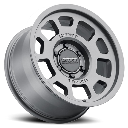 Aluminum Wheels 17x8.5 Bead Grip MR705 Bolt Pattern 6 On 139.7 Offset 0 Lip Size 1.22 Titanium SL Method
