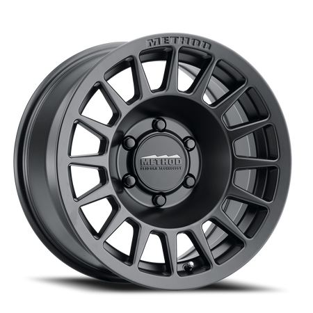 Aluminum Wheels 17x7.5 Bead Grip MR707 Bolt Pattern 6 On 130 Offset 50 Lip Size 0 Matte Black MB Method