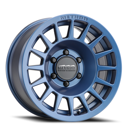 Aluminum Wheels 17x8.5 Bead Grip MR707 Bolt Pattern 6 On 139.7 Offset 0 Lip Size 0 Bahia Blue BL Method