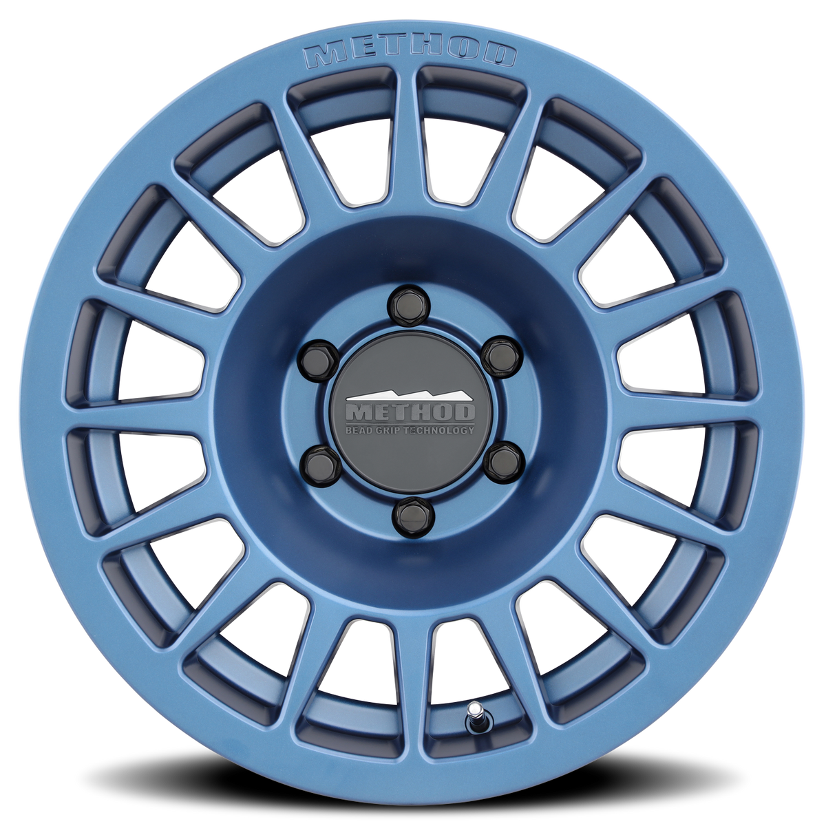 Aluminum Wheels 17x8.5 Bead Grip MR707 Bolt Pattern 6 On 139.7 Offset 0 Lip Size 0 Bahia Blue BL Method