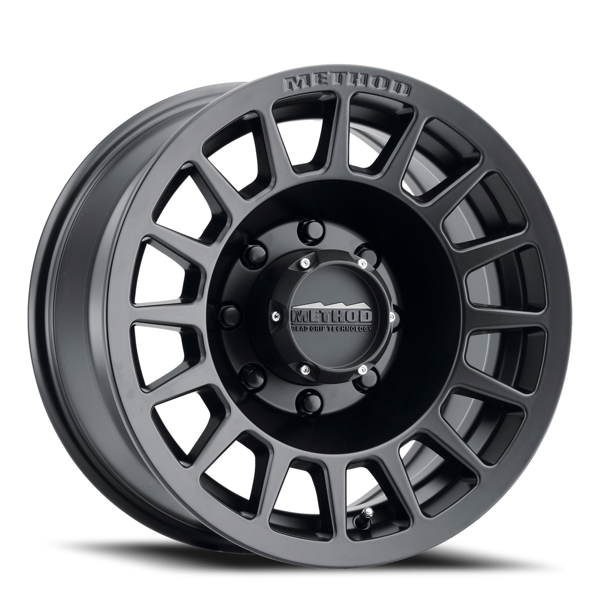 Aluminum Wheels 18x9 Bead Grip MR707 Bolt Pattern 8 On 170 Offset 18 Lip Size 0 Matte Black MB Method