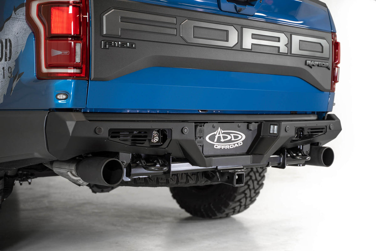 2017-2020 Ford F-150 Raptor Bomber Rear Bumper - Addictive Desert Designs R110011370103