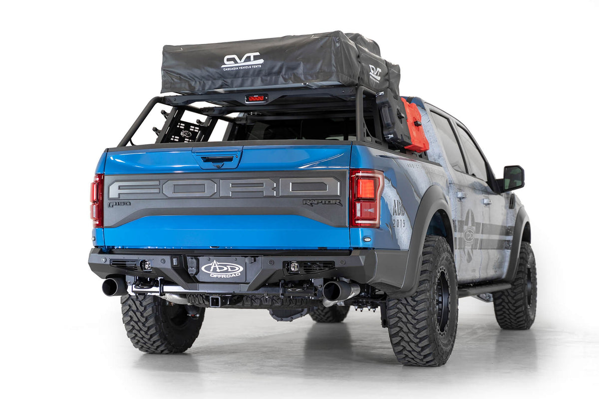 2017-2020 Ford F-150 Raptor Bomber Rear Bumper - Addictive Desert Designs R110011370103 - view 4