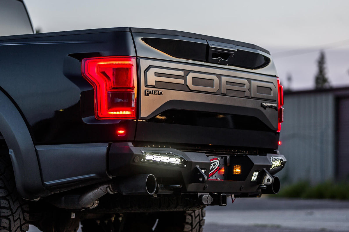 2017-2020 Ford F-150 Raptor HoneyBadger Rear Bumper - Addictive Desert Designs R117321430103 - view 4