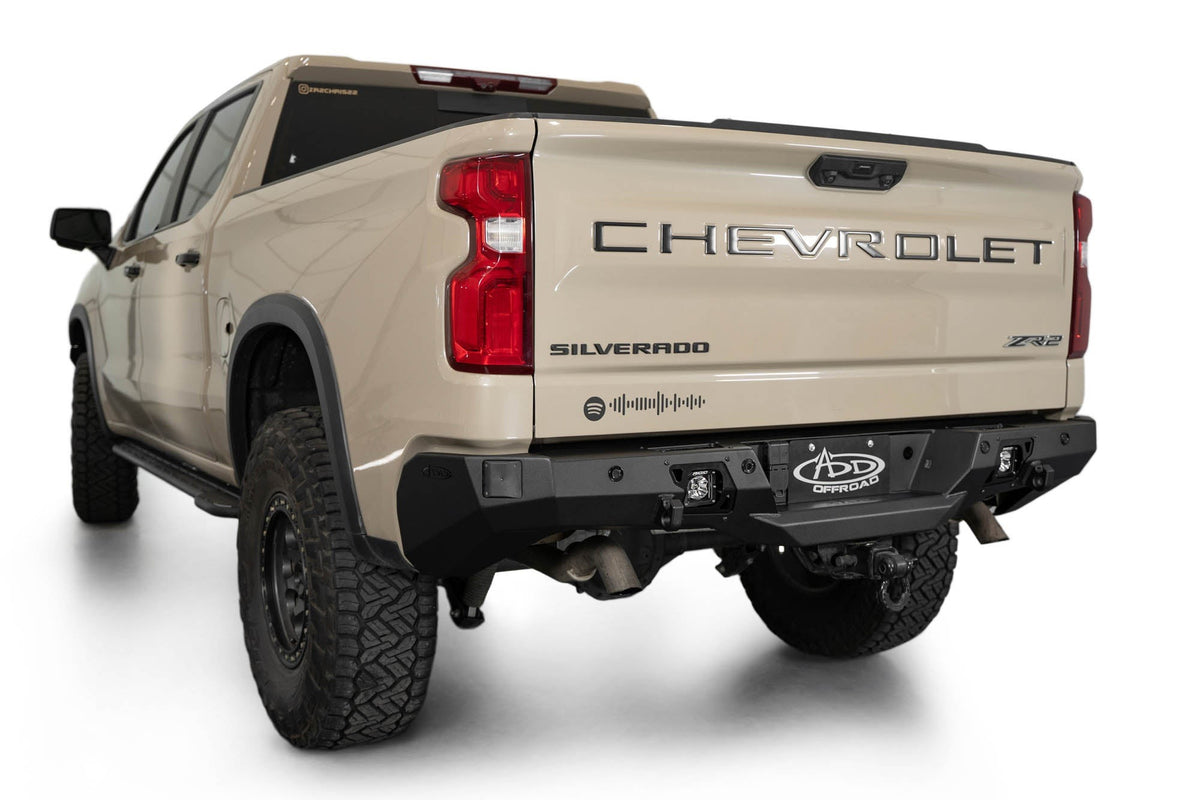2022-2026 Chevrolet Silverado 1500 Stealth Fighter Rear Bumper - Addictive Desert Designs R120081090103