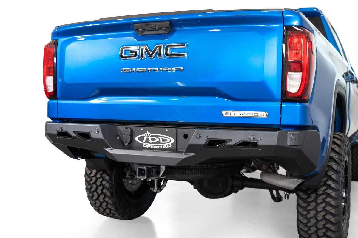 2022-2025 Chevrolet Silverado, GMC Sierra 1500 Black Label Rear Bumper - Addictive Desert Designs R14020NA0103 - view 7