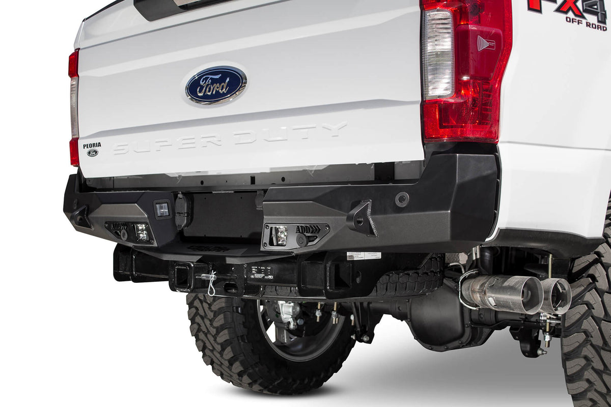 2017-2022 Ford Super Duty F-250, F-350 Stealth Fighter Rear Bumper - Addictive Desert Designs R161231280103 - view 4
