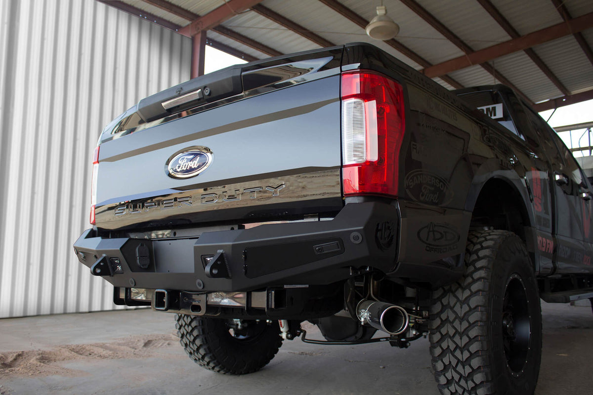 2017-2022 Ford Super Duty F-250, F-350 HoneyBadger Rear Bumper - Addictive Desert Designs R167301280103 - view 3