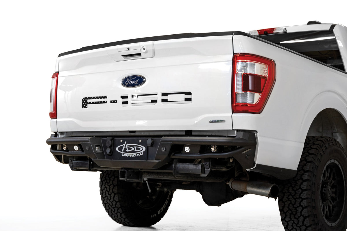 2024+ Ford F-150 Pro Bolt-On Rear Bumper - Addictive Desert Designs R1908571280103 - view 3
