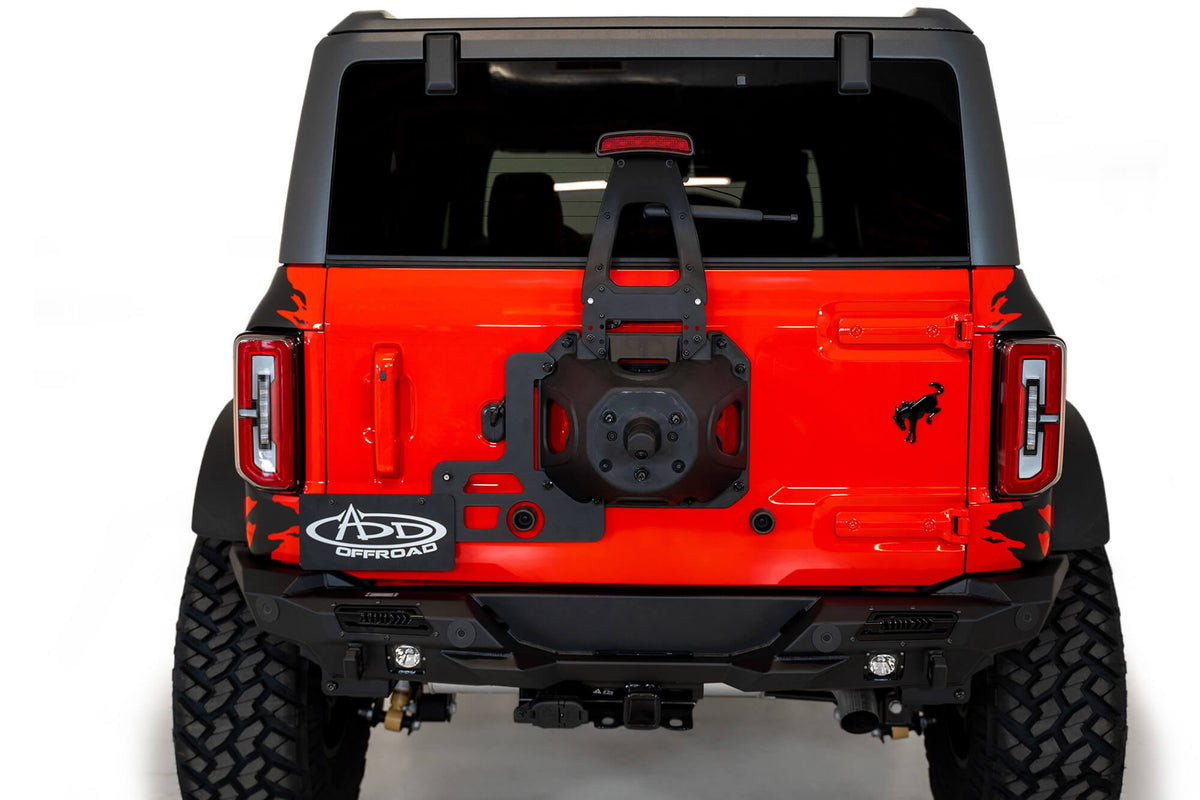 2021-2026 Ford Bronco Stealth Fighter Rear Bumper - Addictive Desert Designs R230081370103 - view 5