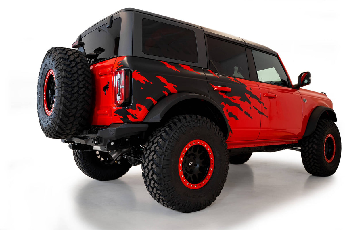 2021-2026 Ford Bronco Stealth Fighter Rear Bumper - Addictive Desert Designs R230081370103 - view 8