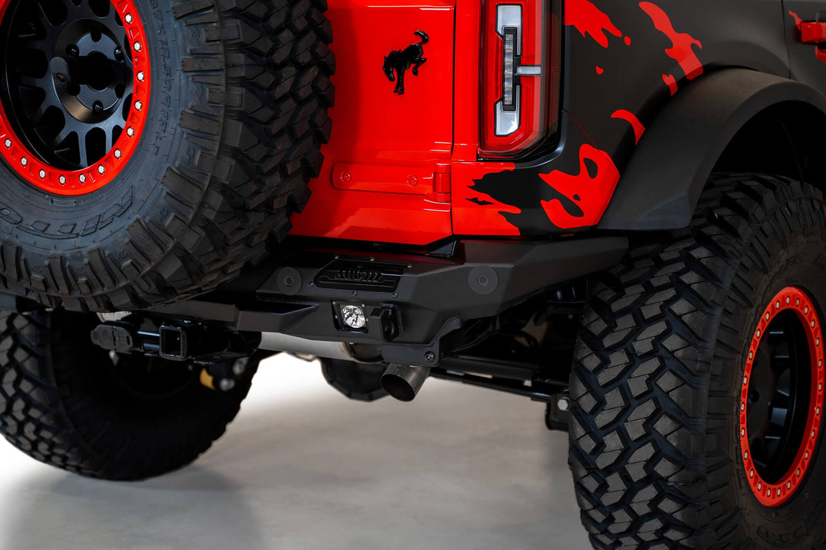 2021-2026 Ford Bronco Stealth Fighter Rear Bumper - Addictive Desert Designs R230081370103 - view 9