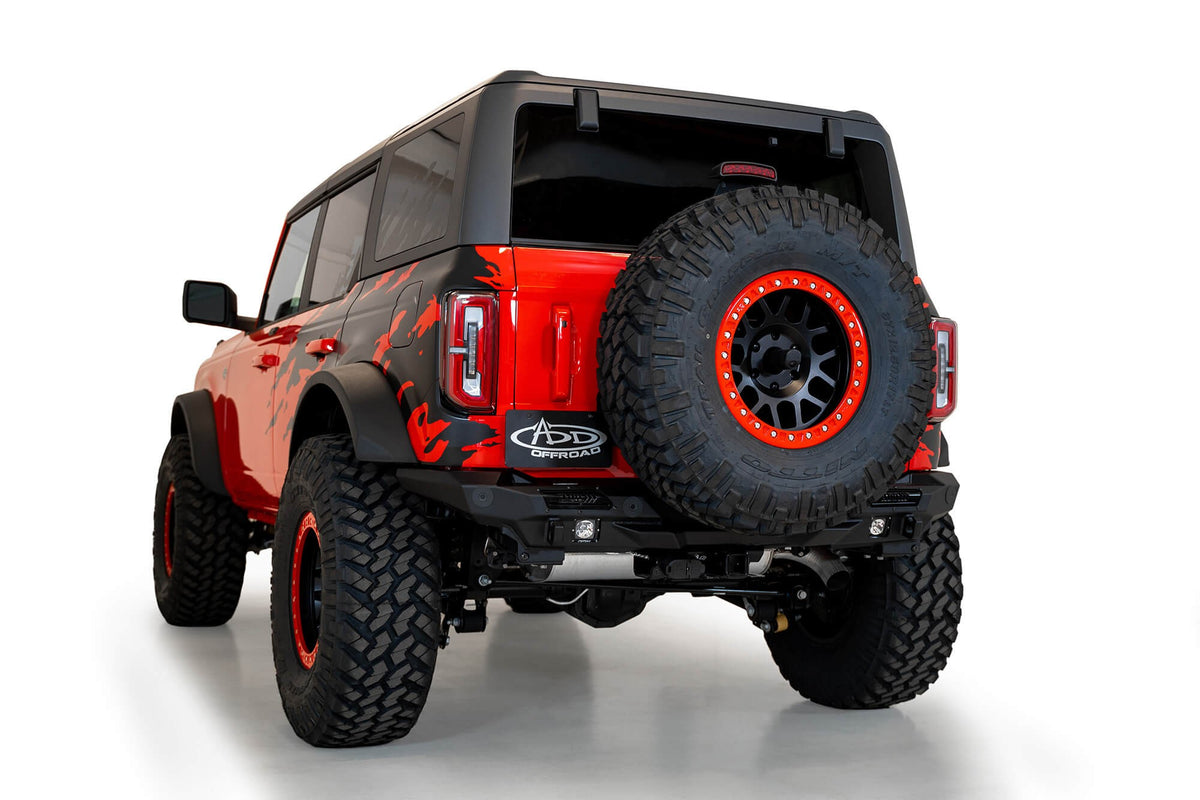 2021-2026 Ford Bronco Stealth Fighter Rear Bumper - Addictive Desert Designs R230081370103 - view 10