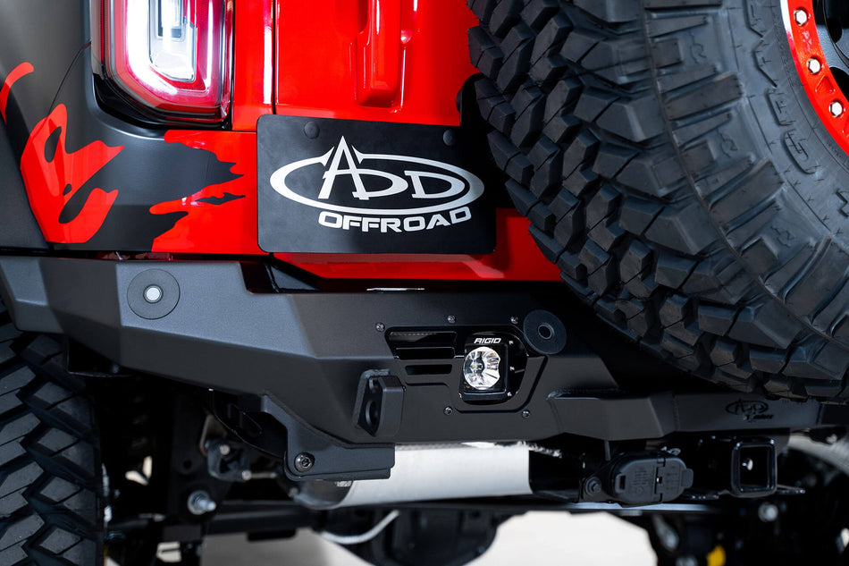 2021-2026 Ford Bronco Bomber Rear Bumper - Addictive Desert Designs R230141090103 - view 2