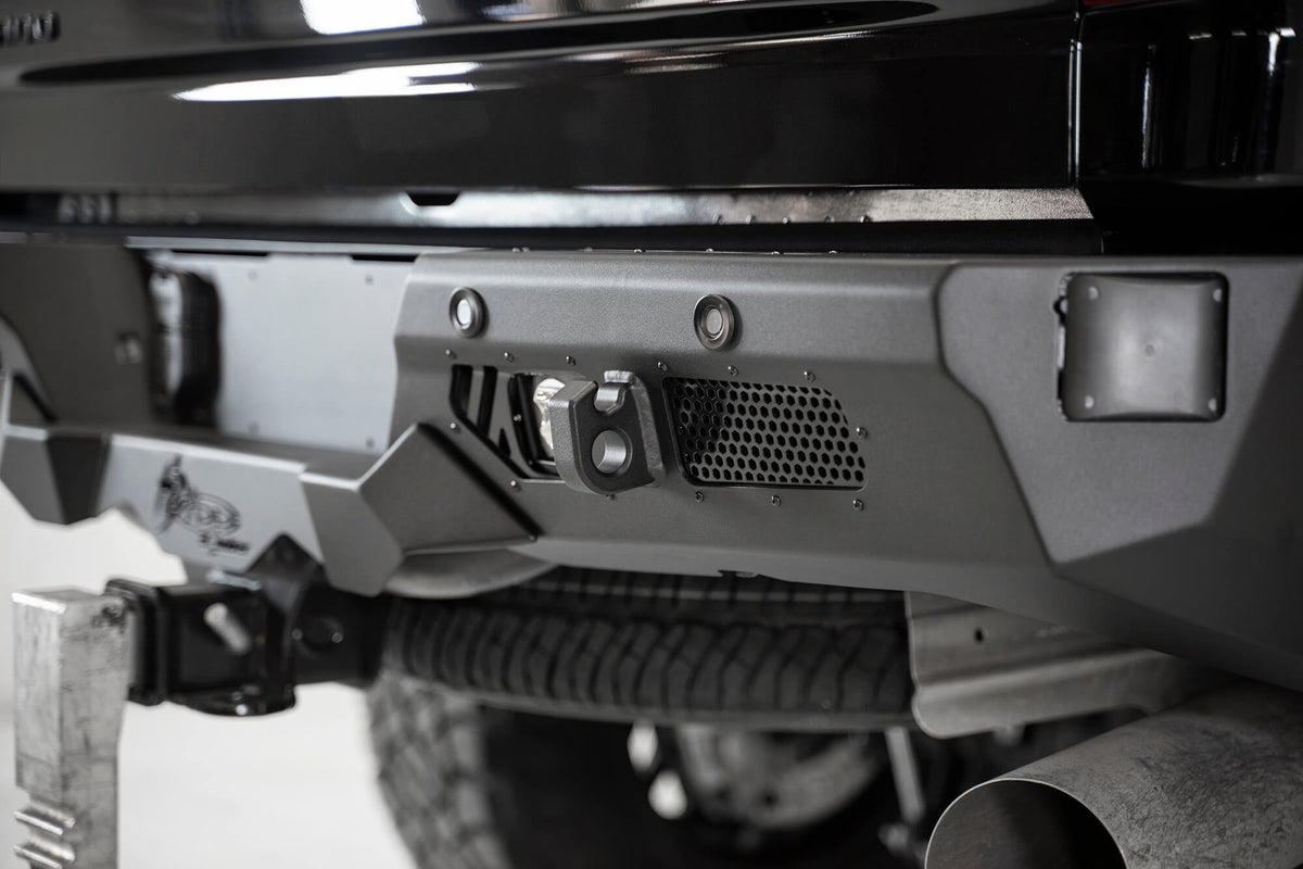 2020-2023 GMC Sierra 2500 3500, 2020-2023 Chevrolet Silverado 2500/3500 Bomber HD Rear Bumper - Addictive Desert Designs R270021280103 - view 16