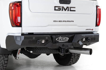 2020-2023 GMC Sierra 2500 3500, 2020-2023 Chevrolet Silverado 2500/3500 Bomber HD Rear Bumper - Addictive Desert Designs R270021280103 - view 4