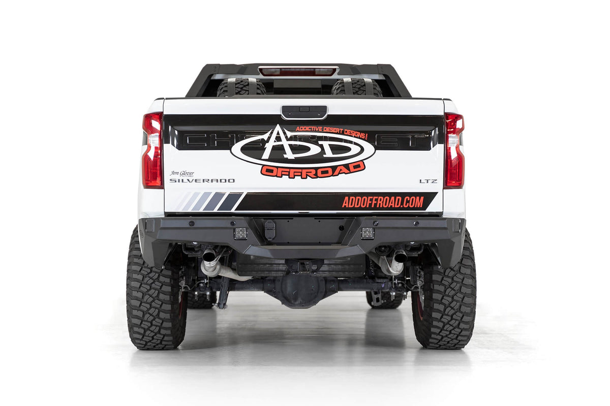 2019-2022 Chevrolet Silverado 1500 2019-2022 GMC Sierra 1500 Stealth Rear Bumper - Addictive Desert Designs R447711280103 - view 3