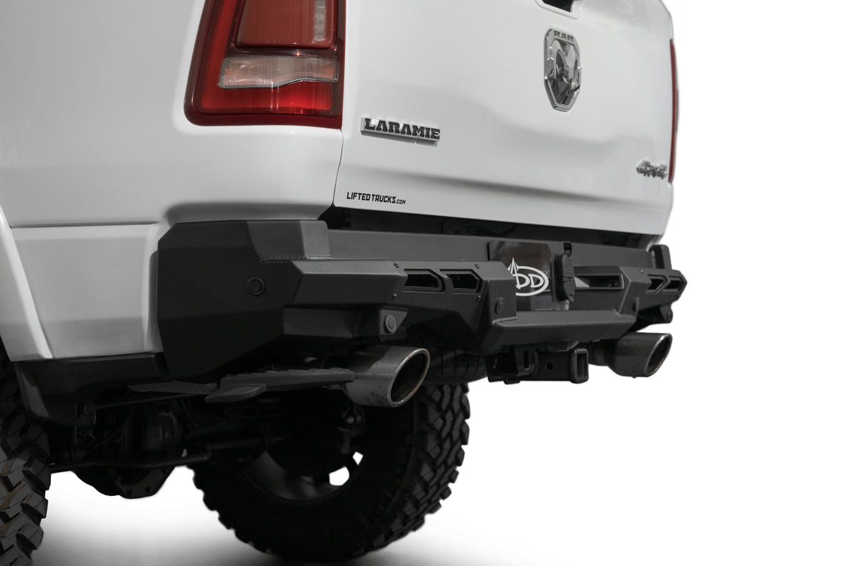 2019-2024 RAM 1500 non-Rebal Black Label Rear Bumper - Addictive Desert Designs R55020NA0103 - view 4
