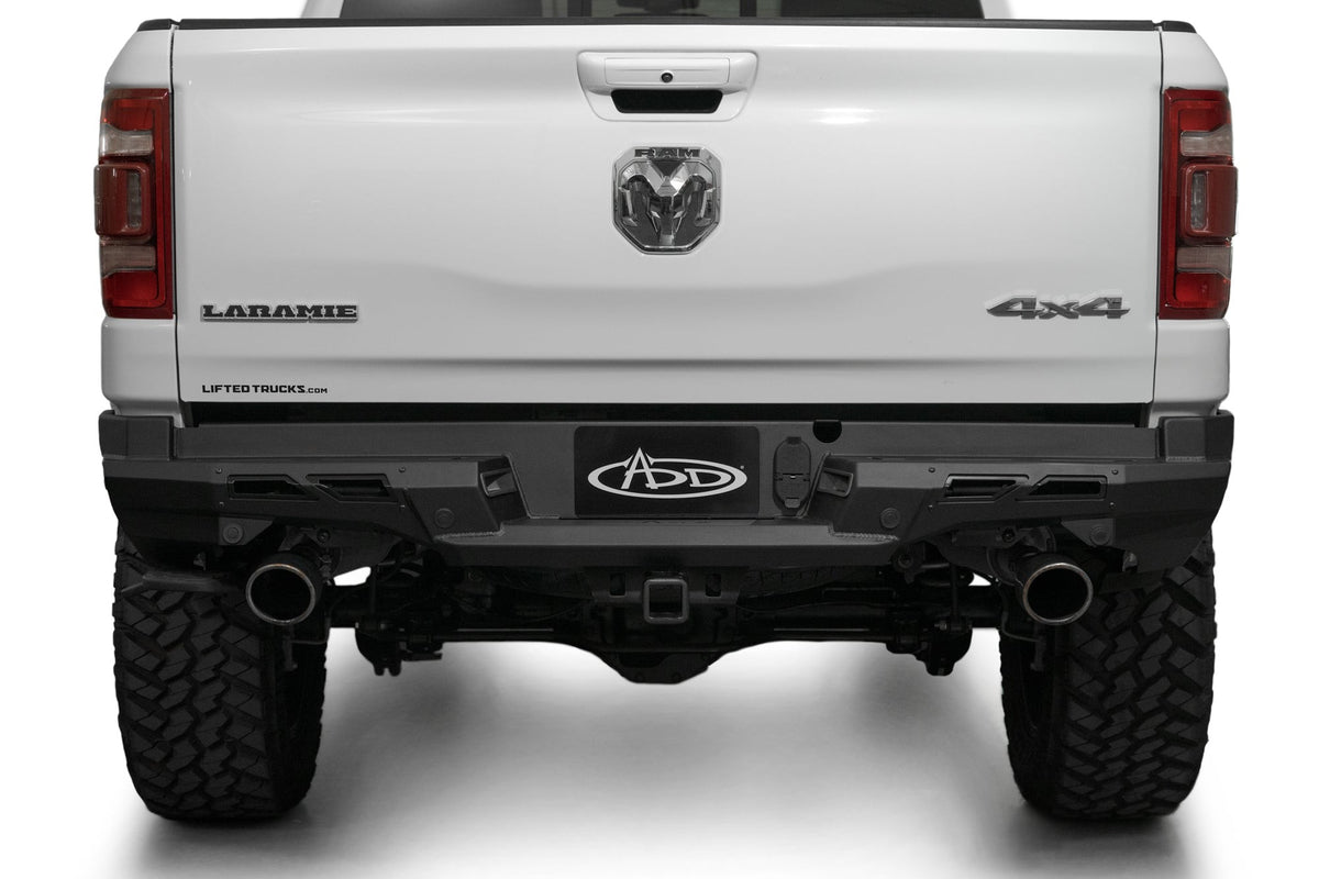 2019-2024 RAM 1500 non-Rebal Black Label Rear Bumper - Addictive Desert Designs R55020NA0103 - view 7