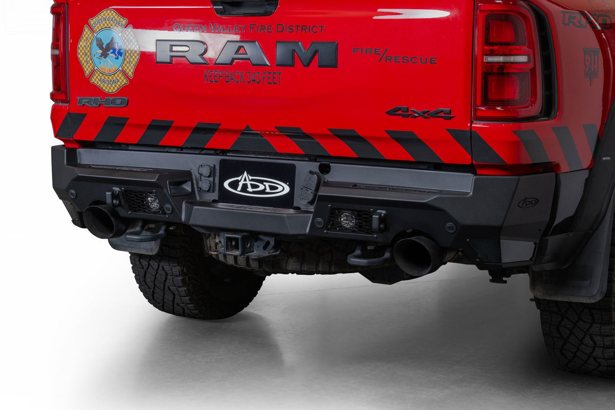 2025 Ram RHO Stealth Fighter Rear Bumper - Addictive Desert Designs R630081280103 - view 2