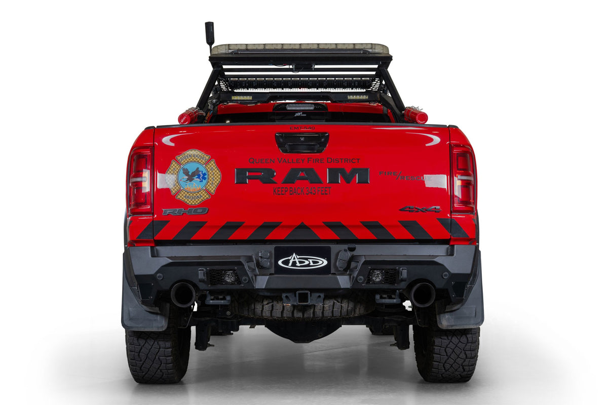 2025 Ram RHO Stealth Fighter Rear Bumper - Addictive Desert Designs R630081280103 - view 5