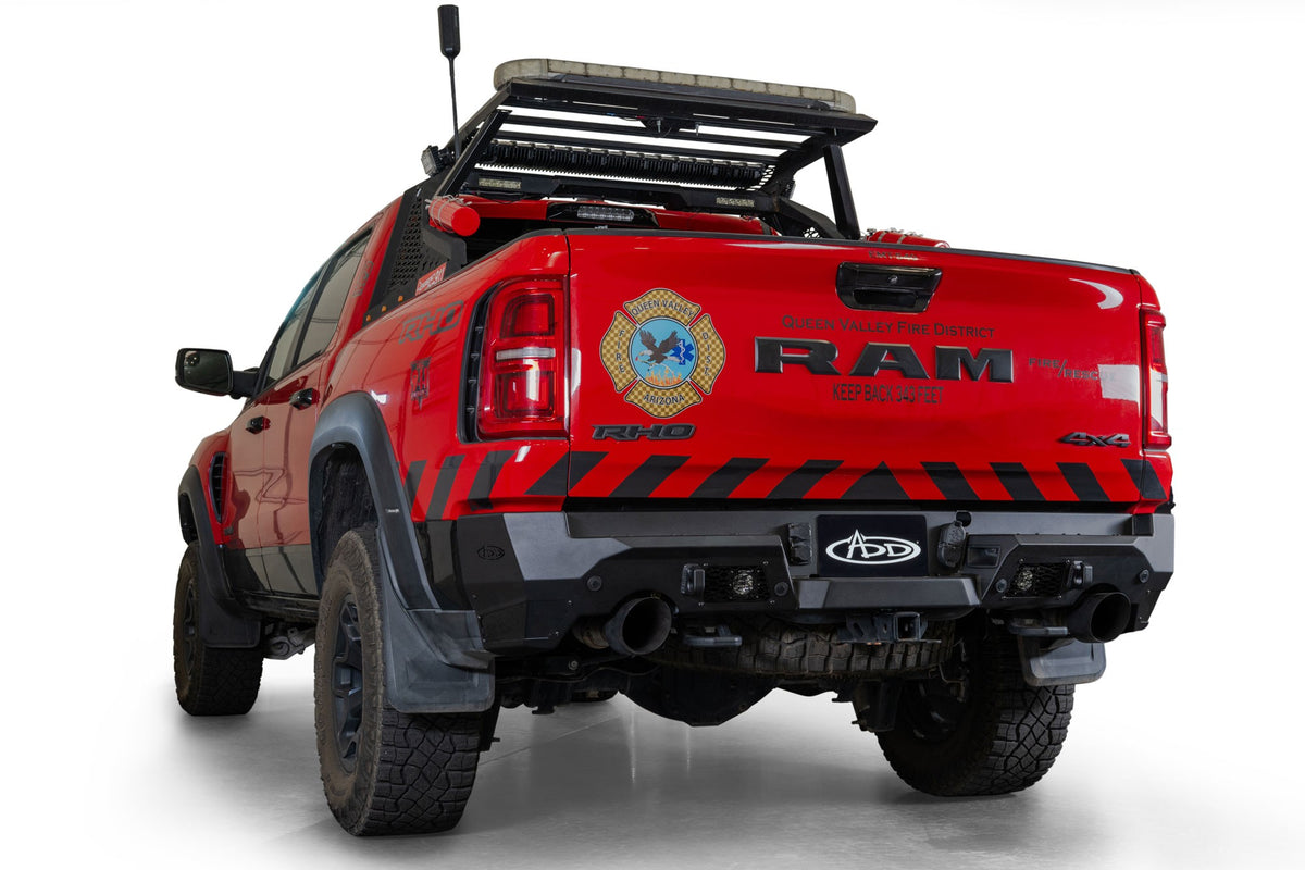 2025 Ram RHO Stealth Fighter Rear Bumper - Addictive Desert Designs R630081280103 - view 8