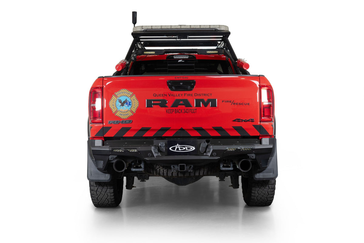 2025 Ram RHO Phantom Rear Bumper - Addictive Desert Designs R630191190103