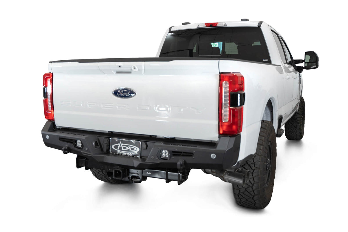 2023-2026 Ford Super Duty F-250 F-350 Bomber Rear Bumper - Addictive Desert Designs R810141090103 - view 3