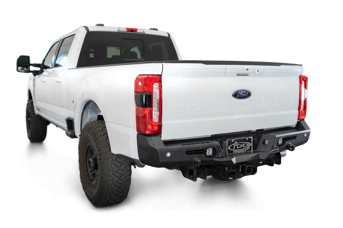 2023-2026 Ford Super Duty F-250 F-350 Bomber Rear Bumper - Addictive Desert Designs R810141090103 - view 4
