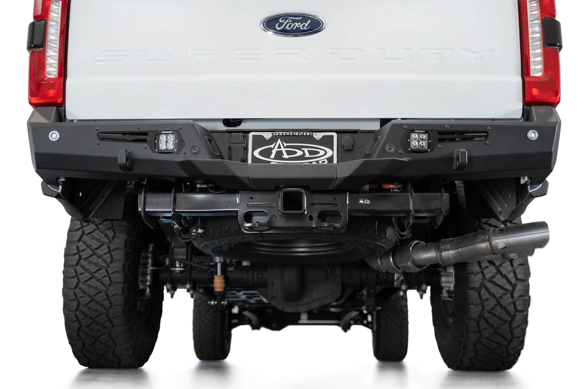 2023-2026 Ford Super Duty F-250 F-350 Bomber Rear Bumper - Addictive Desert Designs R810141090103 - view 5